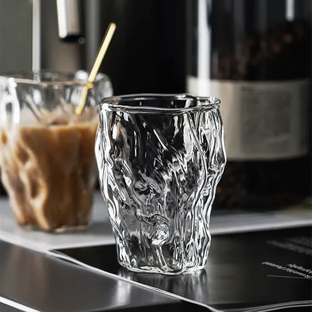 Hammered Café Drinking Glasses