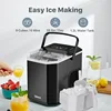 Silonn Bullet Ice Maker Countertop, Portable Ice Machine with Carry Handle, Self-Cleaning, 9 Cubes in 6 Mins 2