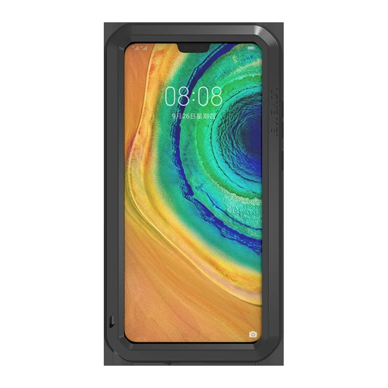 Original Love Mei Powerful Case For Huawei Mate30 Pro Shockproof Metal Aluminum Cover For Huawei Mate 30 Pro Waterproof Case