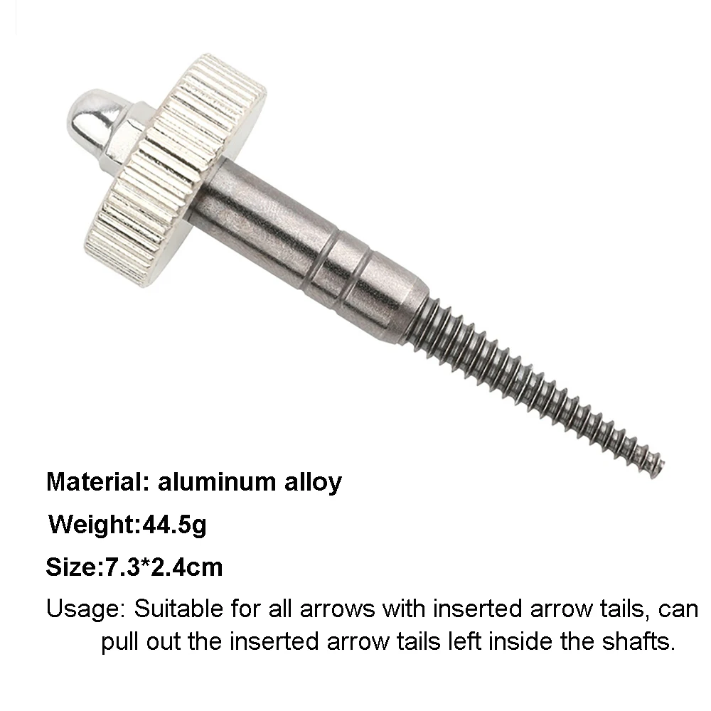 Archery Arrow Nock Doctor Helps Remove Inserted Arrow Tails That Break Off Inside Shafts Aluminum Alloy Shooting Accessory For archery arrow nocks