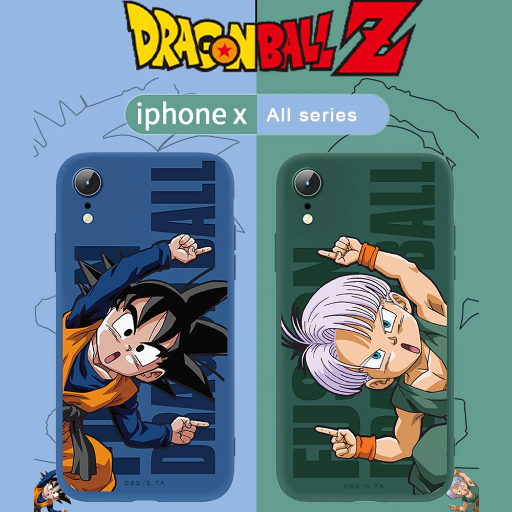 Японские чехлы для телефонов Dragon Ball iPhone 11 12 13 Pro MAX 6 6S 7 8 Plus XS Mini X XR SE 2020 новая