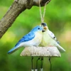 Outdoor Countryside Birds Wind Chimes Home Decorations Garden Courtyard Decorations Resin Bird Wind Chimes with Bell 6