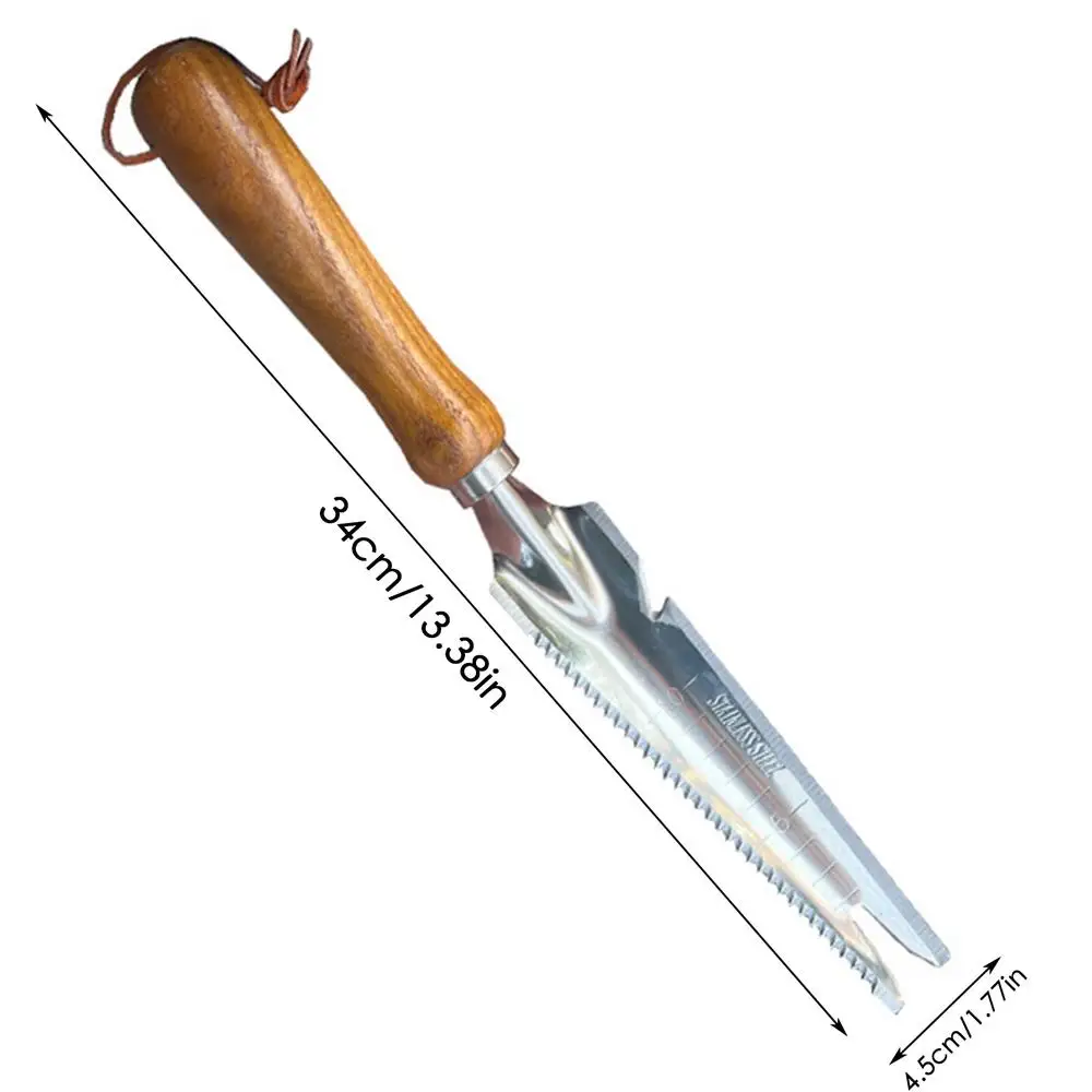 Description Picture 6 of itemHand Weeder Puller 5 In 1 Manual Hand Weeder & Weeds Puller For Planting Gardening Weeding Tool Stainless Steel Garden Trowel