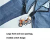 Men's Stretch Jeans Men's Invisible Open Crotch Quick Pants Couple Outdoor Sex Convenient Pants Loose Casual Pants Men Wide Leg 5