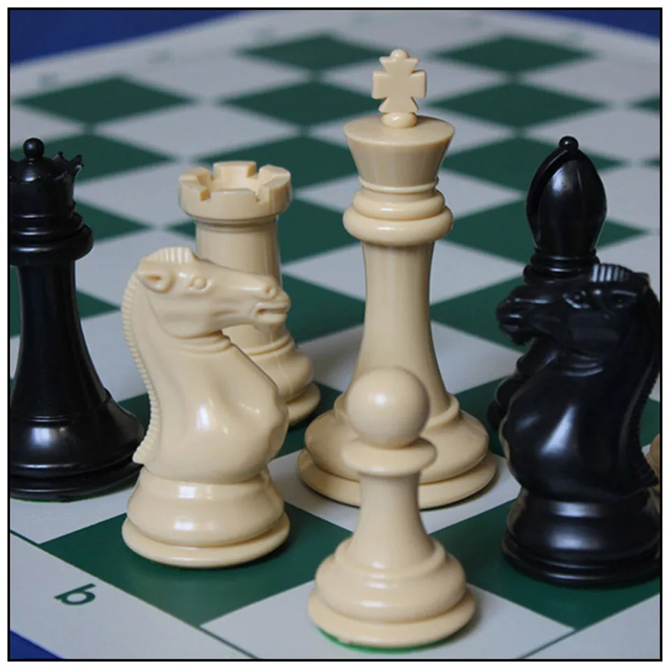 4 queens International Standard Chess Pieces King Height 106mm Staunton Weighted Chess Set for Kids Adult Club Game IA12