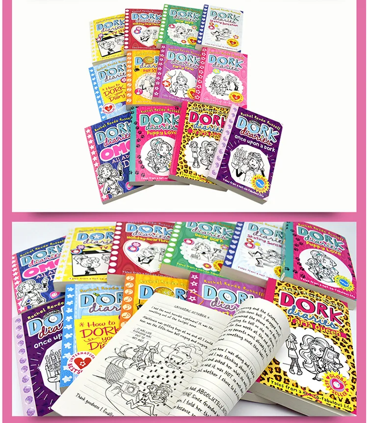 Dork Diaries 12巻セット　英語　多読　おすすめ Dork Diaries Collection - 12 Books: Rachel Renee Russell