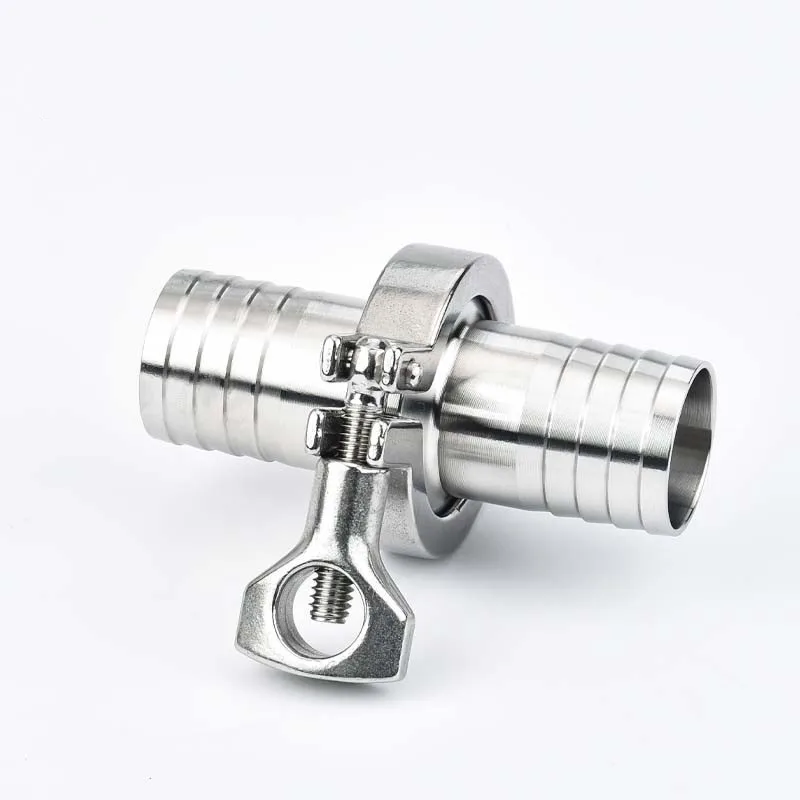 12mm/19mm/25mm/38mm/51mm Sanitary Hose Barb Set Ferrule OD 50.5/64mm