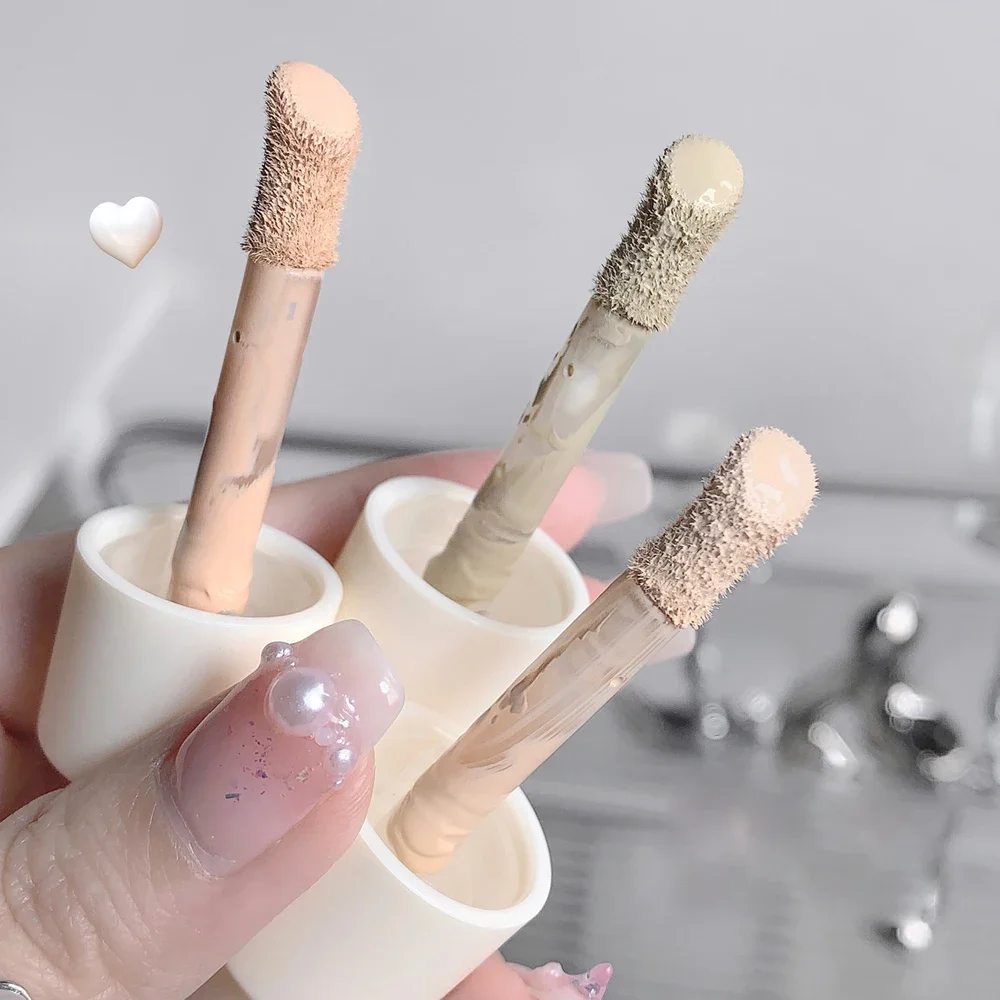 Cover Acne Dark Circles Concealer Cream Waterproof Lasting Moisturizing Contouring Liquid Foundation Face Korean Makeup Cosmetic liquid concealer makeup concealer waterproof concealer face concealer concealer foundation cream