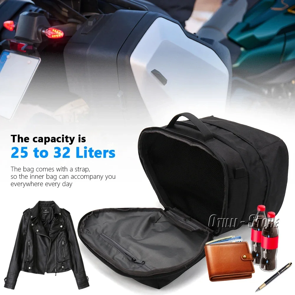

Внутренняя сумка Pannier для BMW R1300GS R1300 GS R 1300 GS, мотоциклетная черная расширяемая сумка для багажа r1300gs 2023 2024