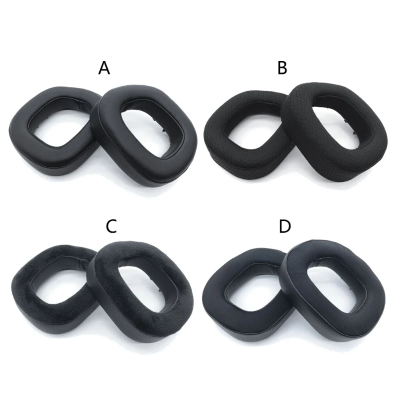 

2Pcs Earpads Ear Pads Cushion Earphone Cover for HS80 RGB Headphone Repair