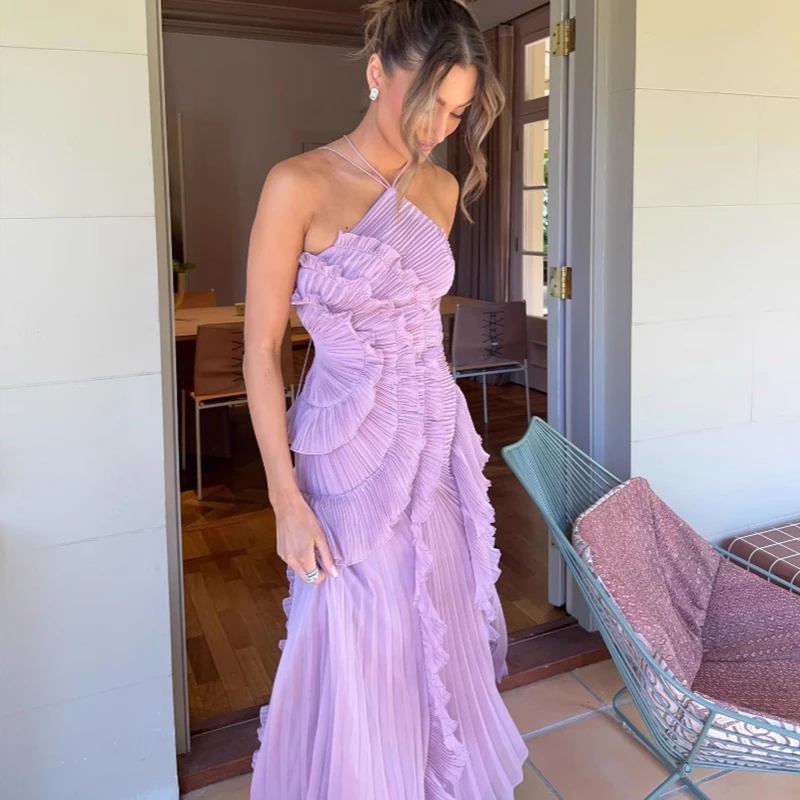 مثير الكشكشة فساتين الحفلات المسائية النساء 2025 ا...