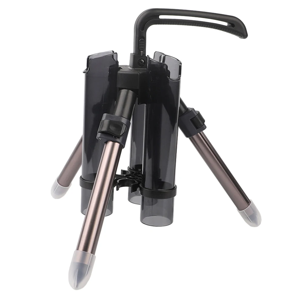 

1pc Brand New Rod Tripod POLE Tripod Rod Lure Box Stand Aluminum Alloy Portable Design Rod Support Folding Design