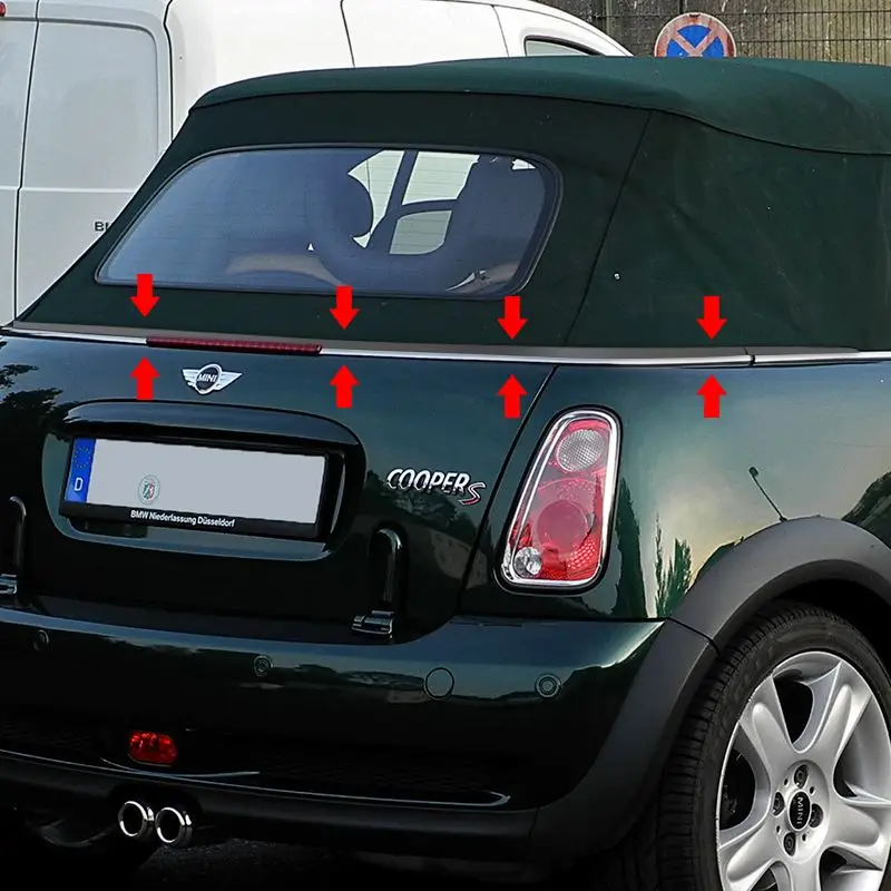 Car Roof Seal Strips Seal Protector Sticker Edge Windshield Roof Sealing Strip for BMW Mini One Cooper S Convertible R52