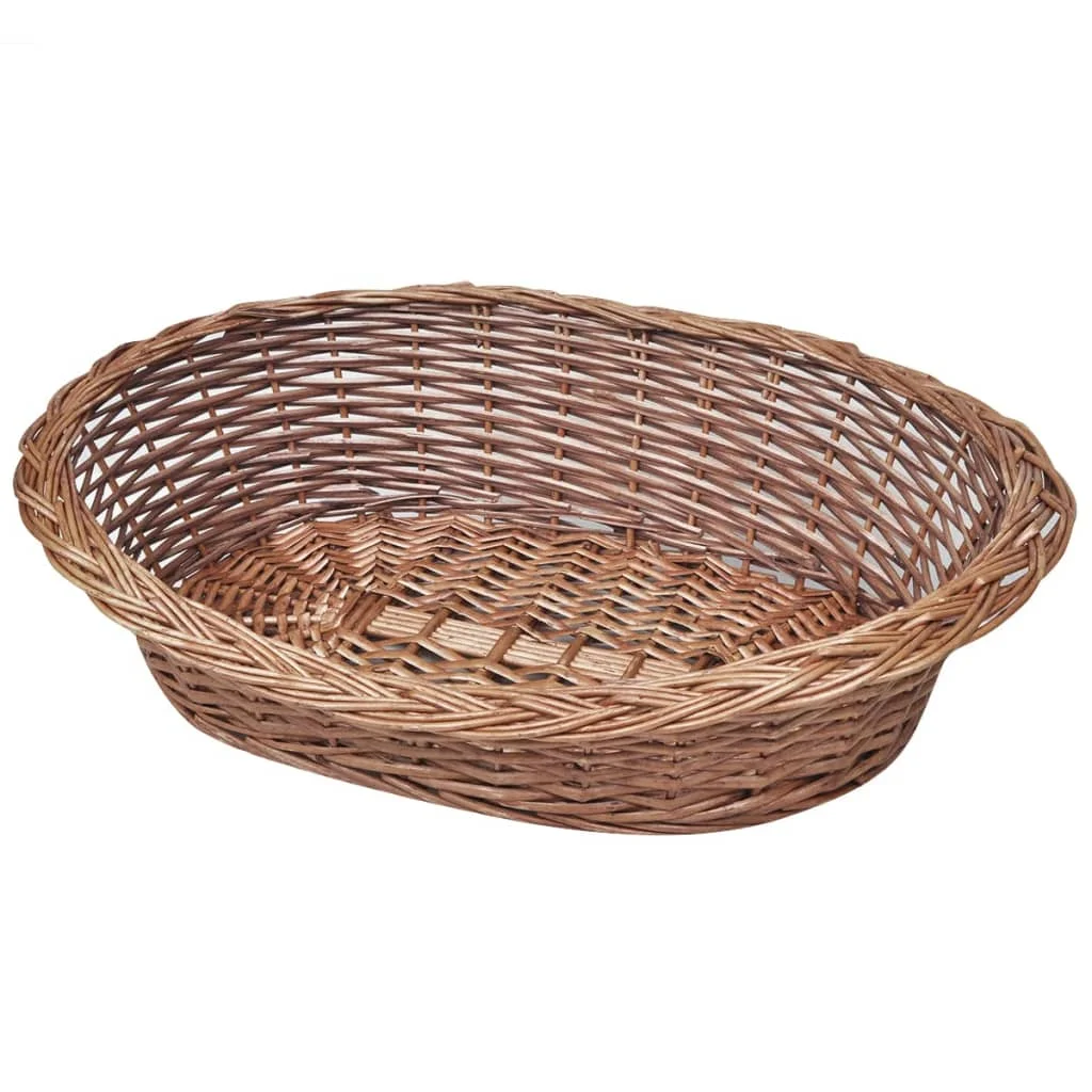 70 Cm Natural Pet Basket Bed Accogliente Pet Dog Bend Beam Cull Dog Kennel Super Soft Lavable Pup Basket Gatti Cuscino Letto Caldo Inverno Divano Acce