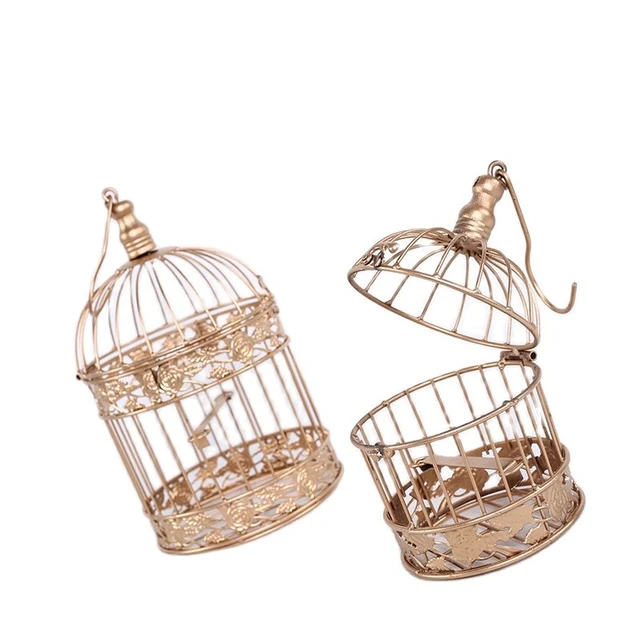 Wrought Metal Bird Cage Decoration  Hanging Bird Cage Decoration - Iron  Metal - Aliexpress