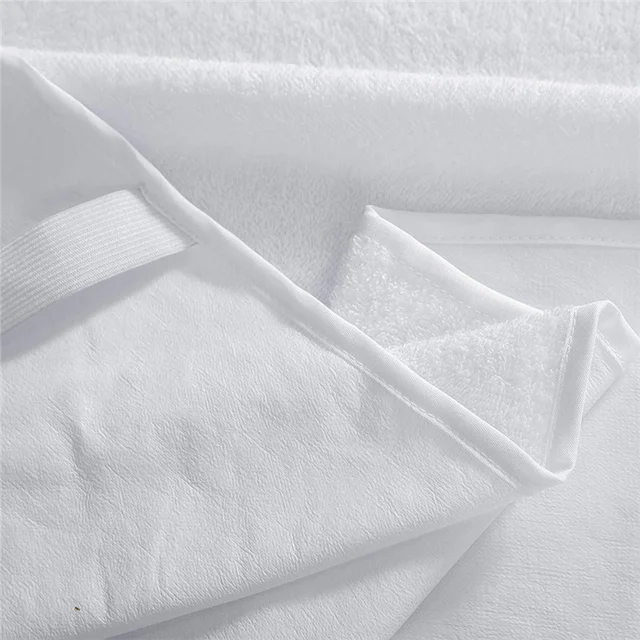 Waterproof White Mattress Pad Cover Anti Mites Bed Sheet Waterproof Mattress Protector For Bed Elastic Belt Fix Mattress Topper 5