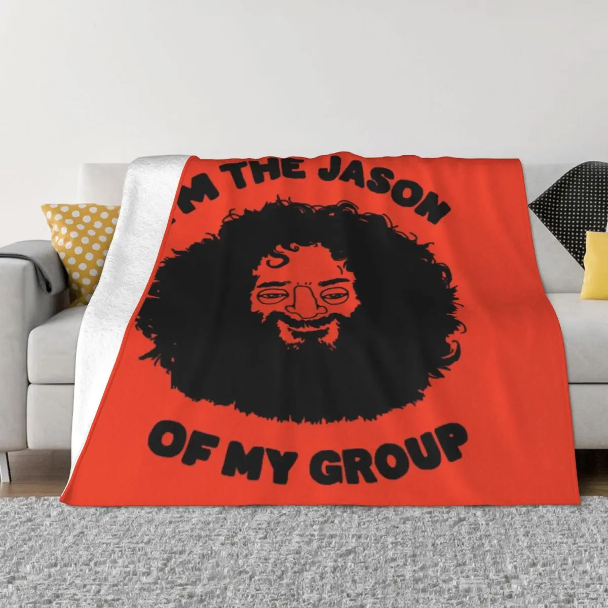 

I'm The Jason Soft Micro Fleece Blanket Fashionable Warm Festival Gift AntiPilling
