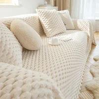 Blanket for Live Room Couch Cover Armchair Warm Soft Sofa Cover Slipcover Fleece Sofa Towel 2