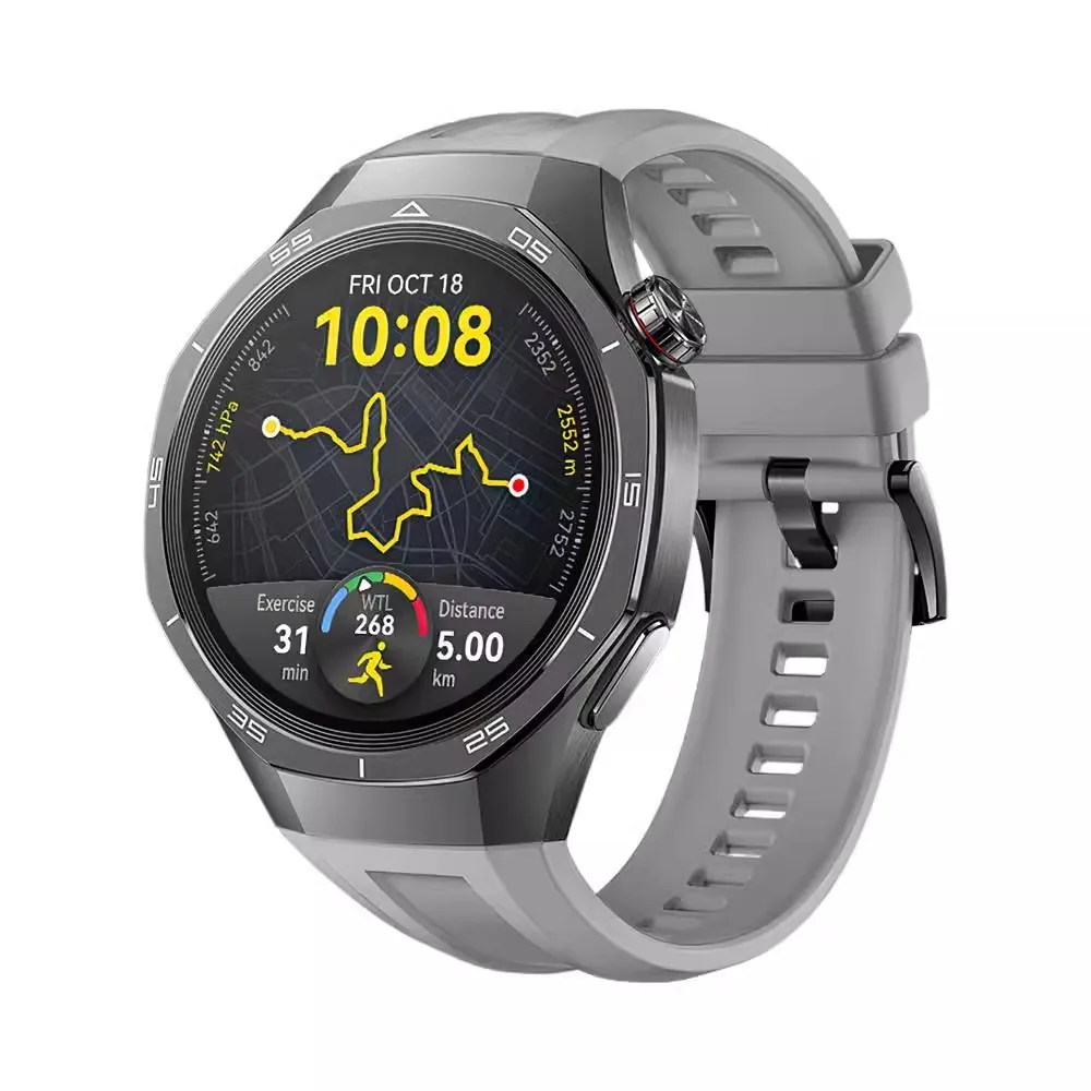 Silicone Sports Loop Watch Band with Metal Buckle Bracelet