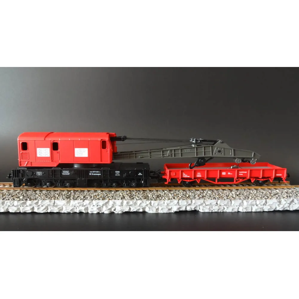 11740 Roco Ton Crane Santa Fe HOゲージ2台セット ROCO Train Model HO 56240 Crane Crane Cargo Car 1/87 Rail