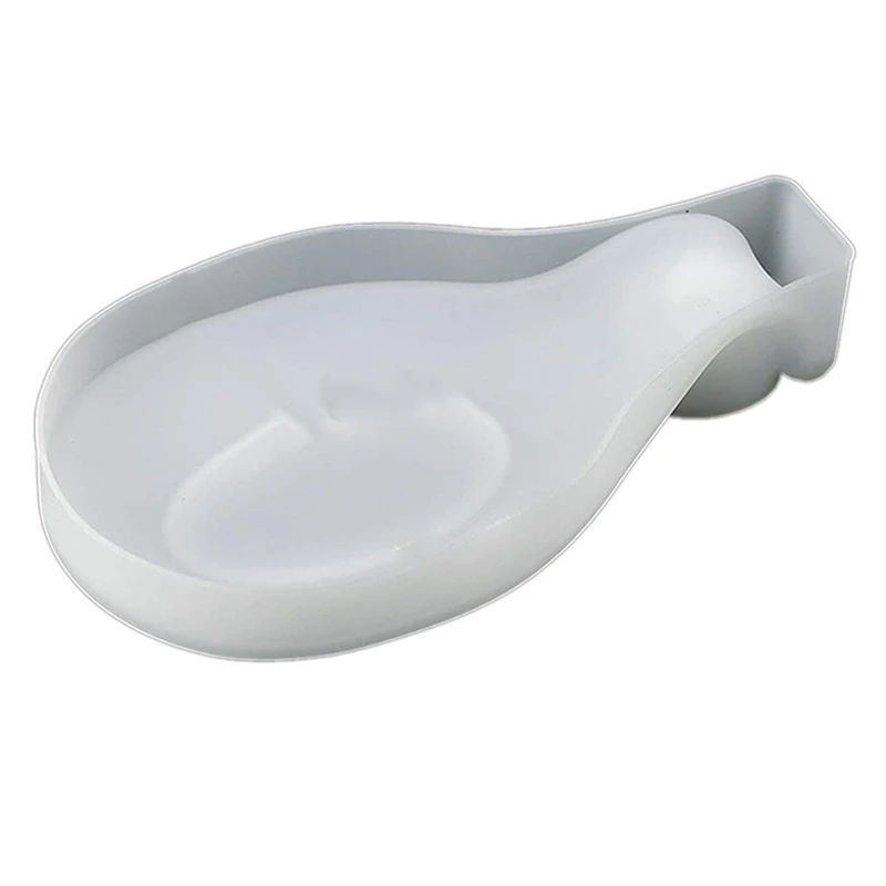 

Spoon Holder Resin Mold, Rolling Tray Silicone Mold Epoxy Casting Flexible Almond-Shaped For Stove Top Rest