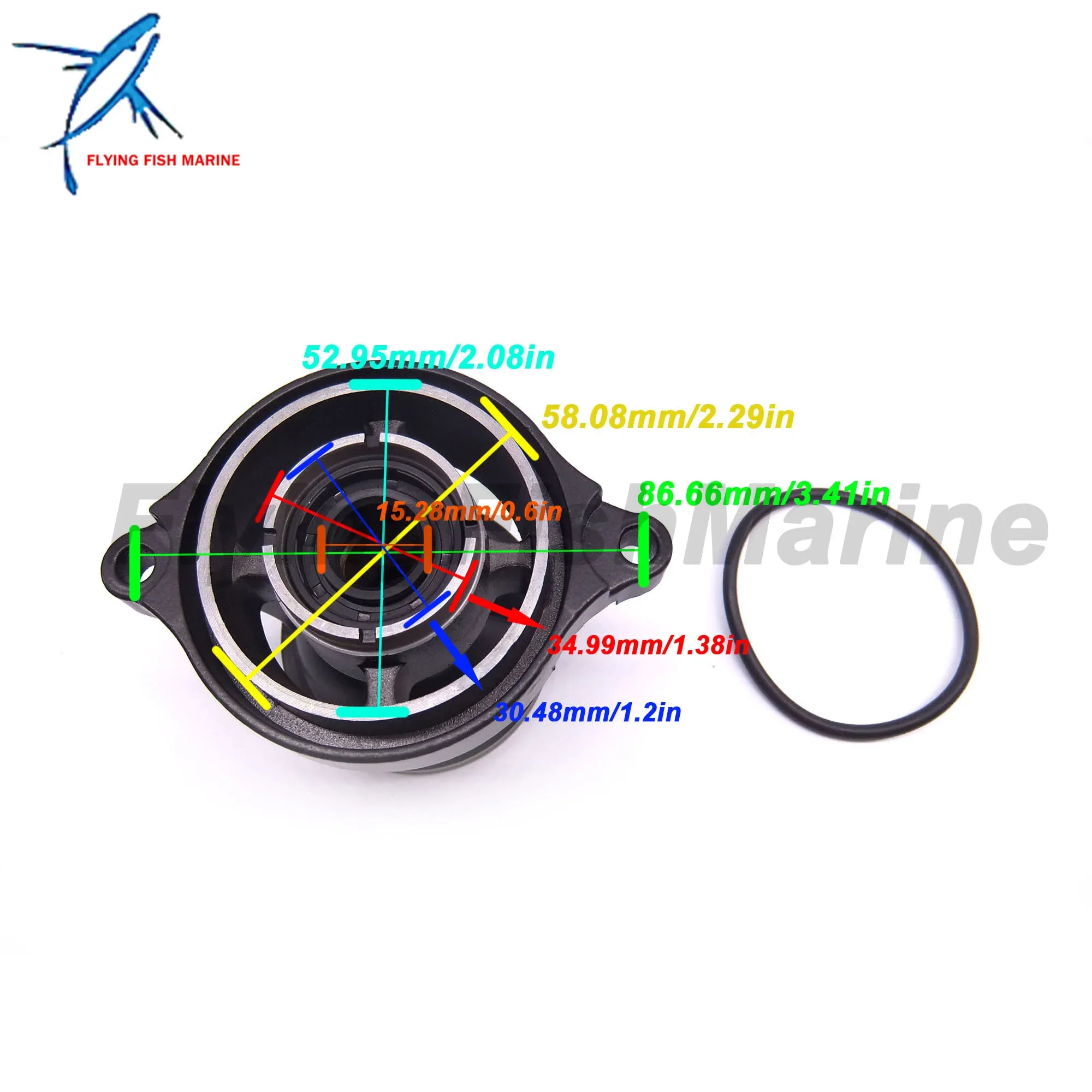 Cap with Bearing 56120-99J40-0EP 56120-99J41-0EP 56120-93901-0EP for Suzuki Outboard 8HP-20HP 2/4 stroke