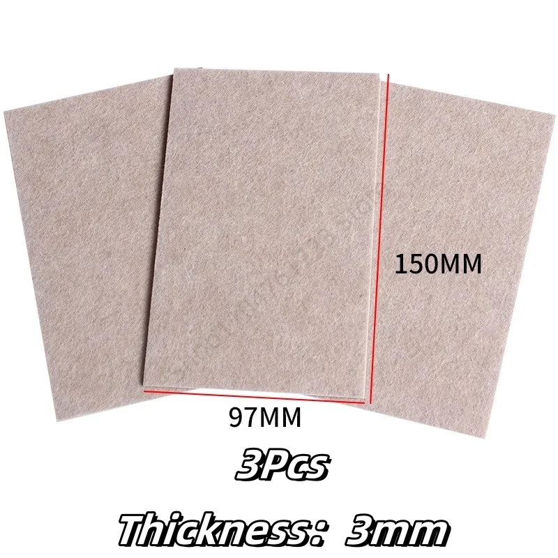 Felt Chair Leg Pads - Thick Non-slip Floor Scratch Protectors with Self-Adhesive Backing
