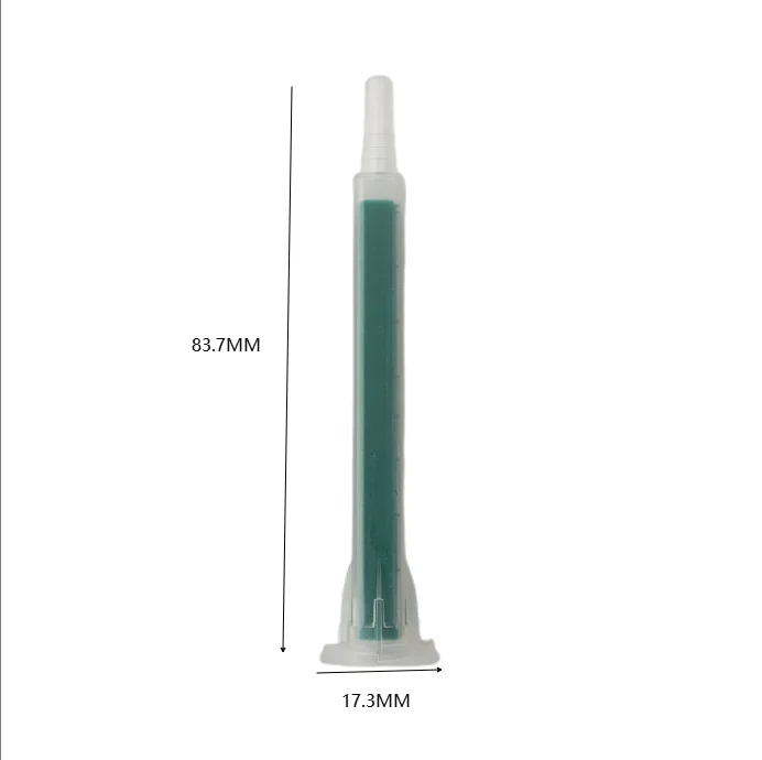 2K Adhesive Mixing Tips Mixer Nozzles Mixer Tips Static Resina Epoxi Epoxy Resin Epoxy Glue Syringe Accessories 50pcs