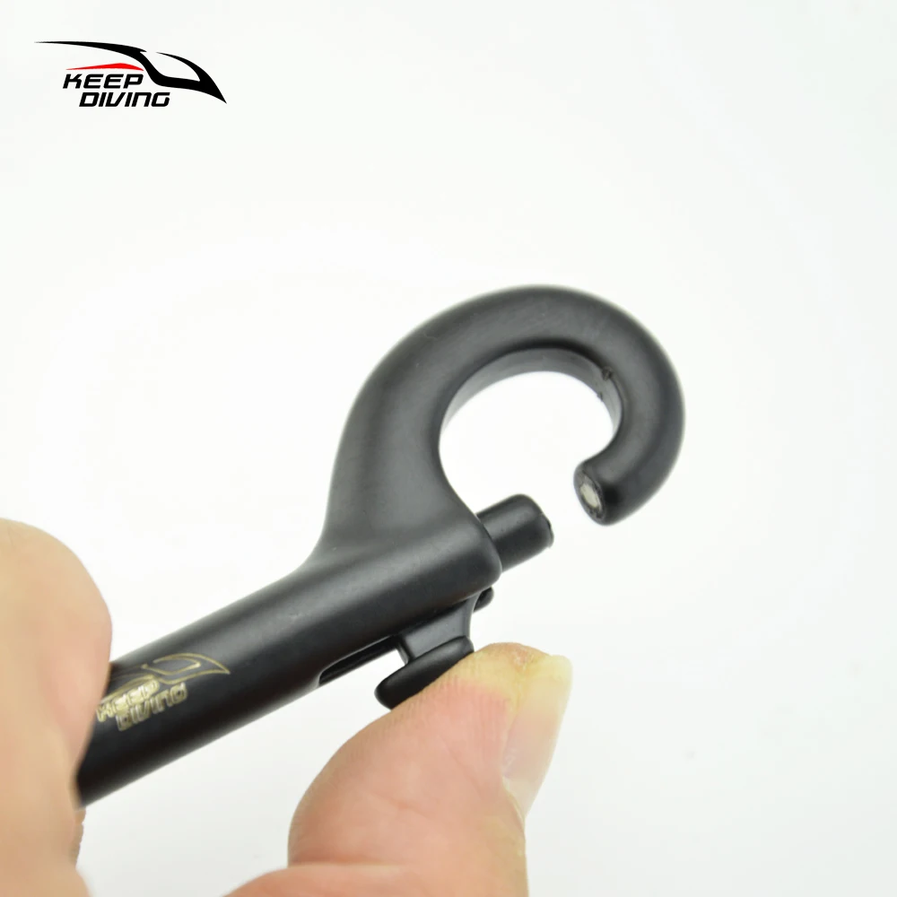 1 PCS KEEP DIVING 316 Stainless Steel Scuba Diving Double Ended Hook Accessory For Equipment BCD Chioce Snap Bolt kit Quick Draw 3