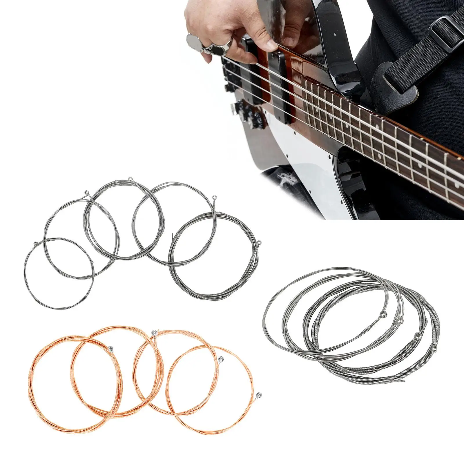 Bass Strings Acoustic Bass Strings for Electric Guitar Folk Guitar Beginners