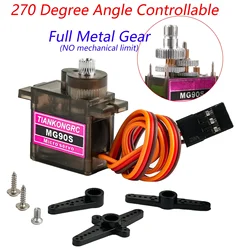Enhanced Micro Servo Motor with Adjustable Degree and Metal/Plastic Gear for Versatile Robotics and DIY Projects (1PCS 005)