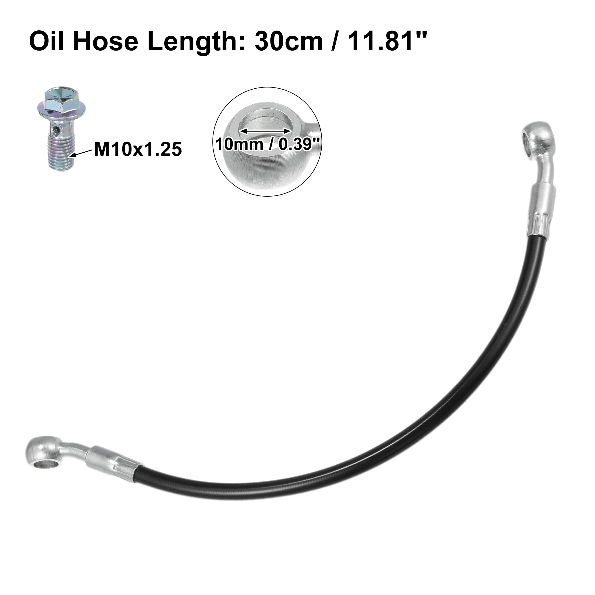 Motorcycle Brake Hose Motoforti 30 50 60 80 90 100 110 150 180 200 220cm Brake Hose Motorcycle Hydraulic Brake Line Oil Hose Pipe Bike 1 Set