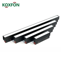 LED Magnetic Track Lighting System 48V Tuya Zigbee Dali Dimmable Smart Home No Main Lamp Design Magnetic Track Light 2