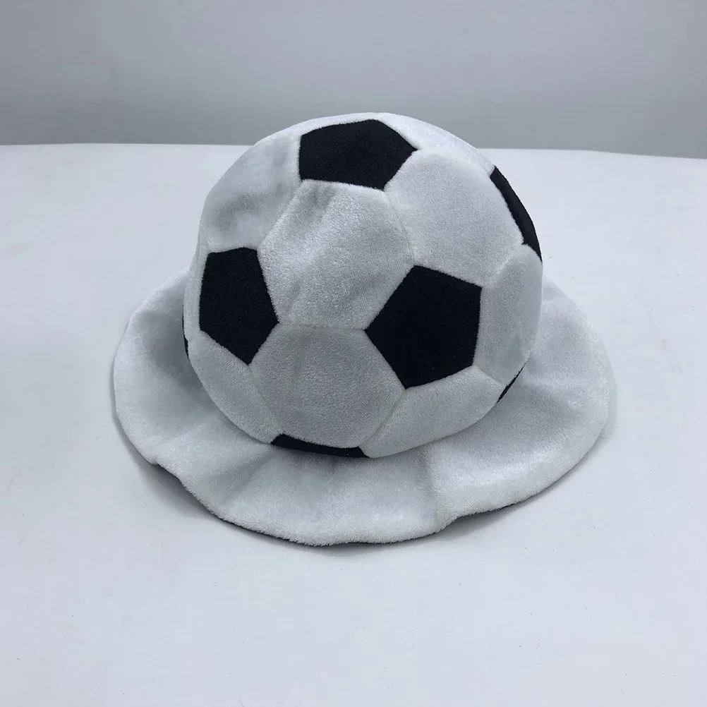 Football Shaped Hat Soccer Headgear Cap Sports Fans Hat Football Theme Party Costume for Men 2