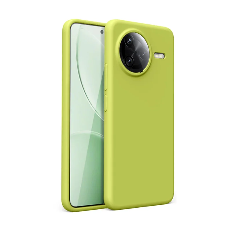 Liquid Silicone Shockproof Case with Microfiber Lining - Smooth, Slim, and Colorful Cover