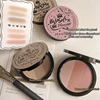 Three-color Blush Palette Delicate Long-lasting Waterproof Non-fading Eyeshadow Blush Integration Tray 2
