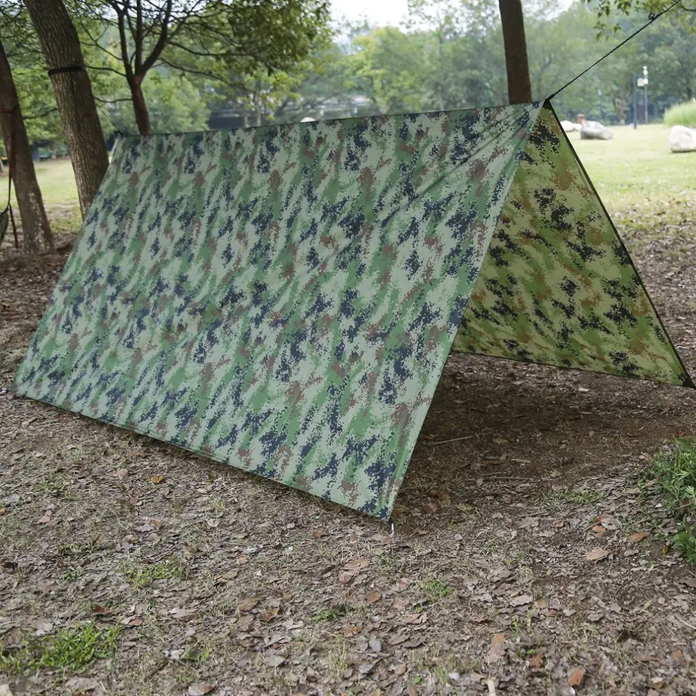 

Multifunctional Waterproof Outdoor Shelter, Ultralight Tarp, Survival Mat, Beach Shelter, Beach Canopy Camping Hammock Rain Anti