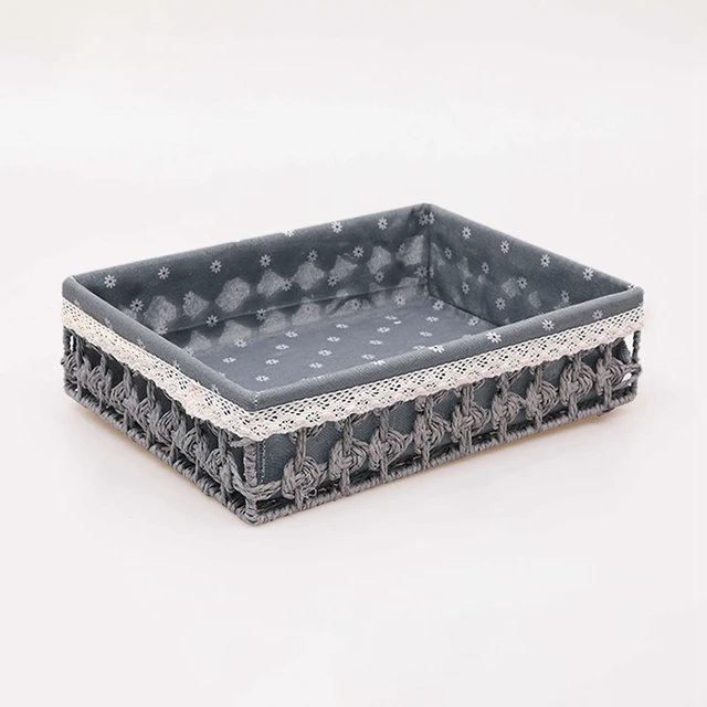 Gray Storage Basket
