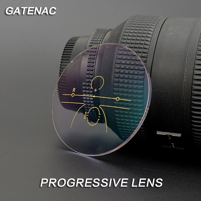 Progressive Multifocal Prescription Lenses 1.56 1.61 1.67 Spectacles Myopia Hyperopia Resistance