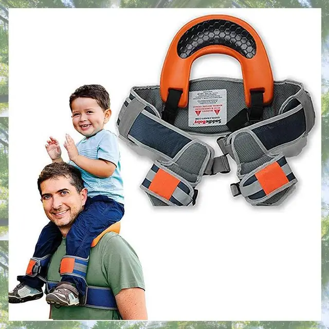 T84C-Child Shoulder Carrier Baby Saddle Toddler Hiking Backpack Baby Ankle Straps Hands Free Backpack-Holds A 44.1Lb Child 3