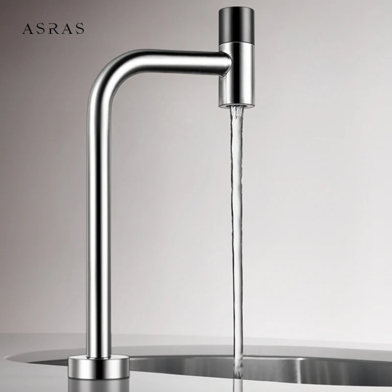 asras-new-drinking-kitchen-filter-faucets-rotary-switch-304-stainless-steel-brushed-single-cold-kitchen-faucet