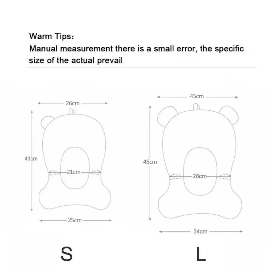 Ajustable Bath Tub Shower Cushion Newborn Support Seat Mat Baby Bath Seat Floating Water Pad Portable Foldable Baby Bathtub Pad