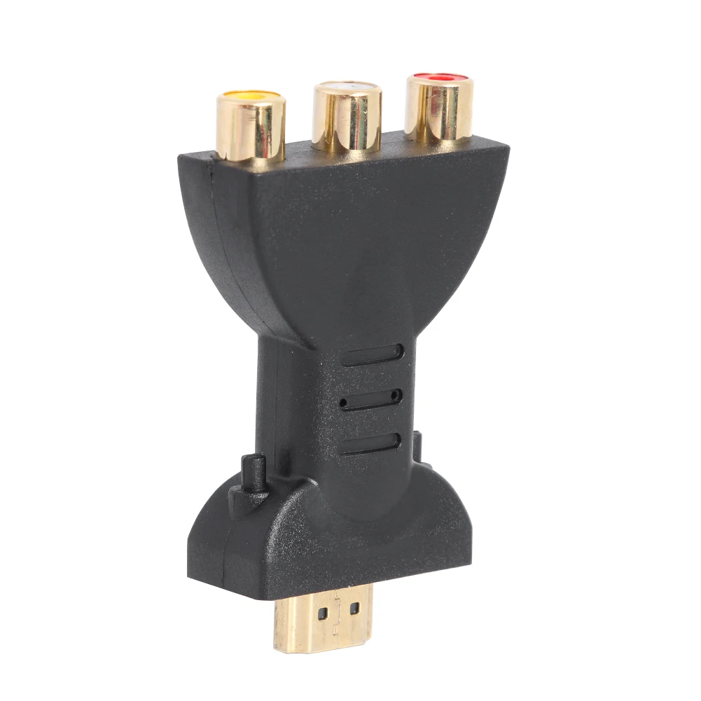 HD To 3rca Hdmi-Compatible To Av Red Yellow White Av Video Cable Portable Video Converter