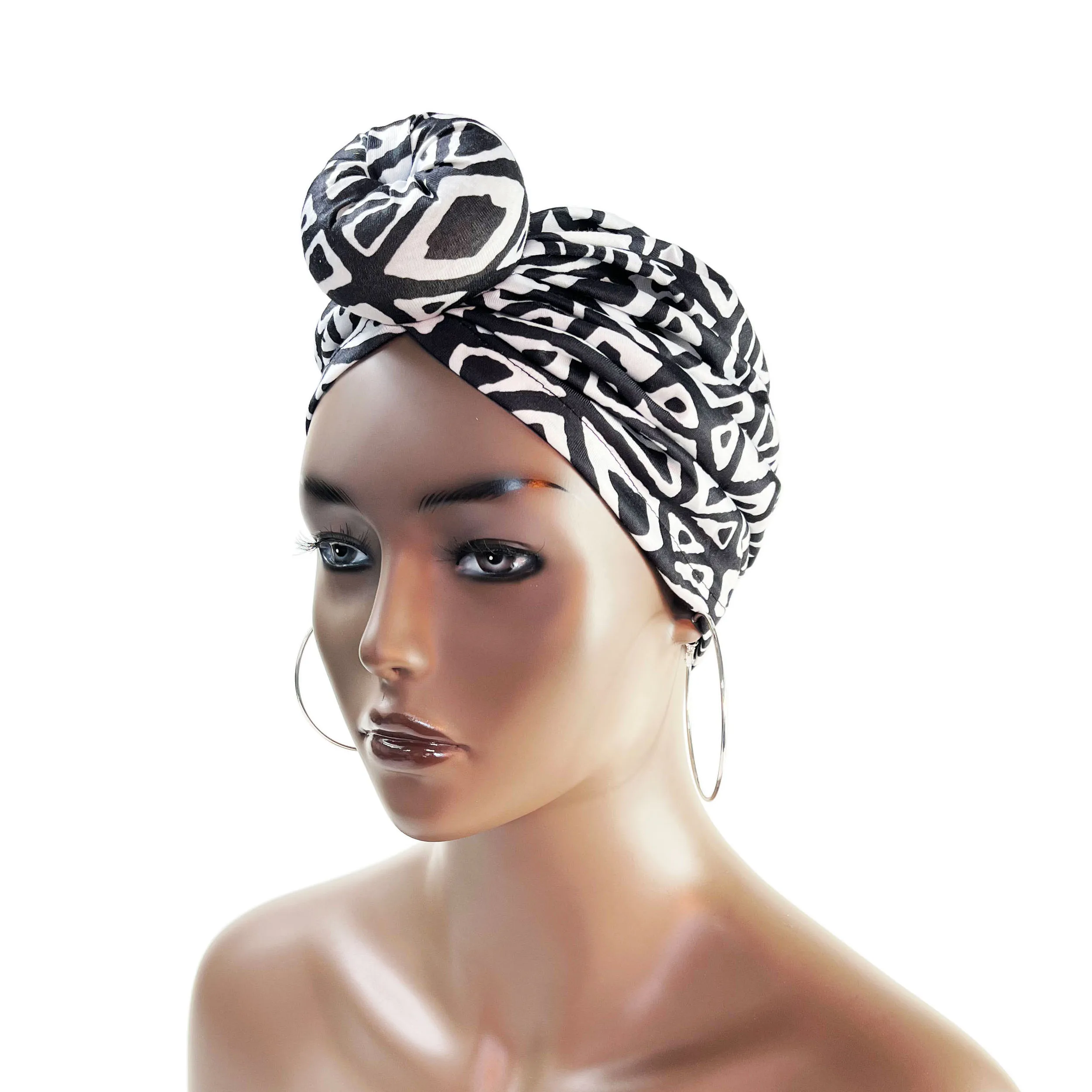 Frauen Donut Turban Kopf Dekorative Hut Haube Strand Mode Kopfschmuck Für Frauen – Detail 23