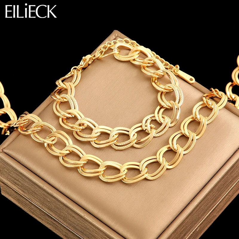 IQPDYV Collar De Cadena Deslizante Con Anillo En O De