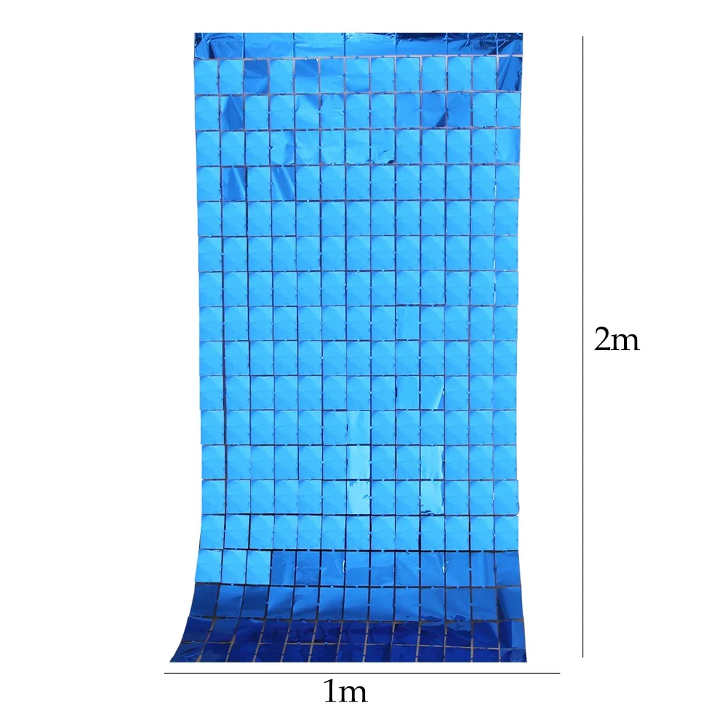 Gold & Silver Glitter Rain Foil Backdrop for Celebrations & Events