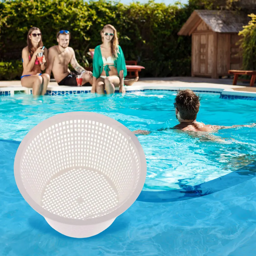 Skimmer Replacement Basket Remove Leaves Debris 8Inch Top 5.5Inch Bottom 5Inch Deep for Swimming Pool Cleaning Tools Accessories