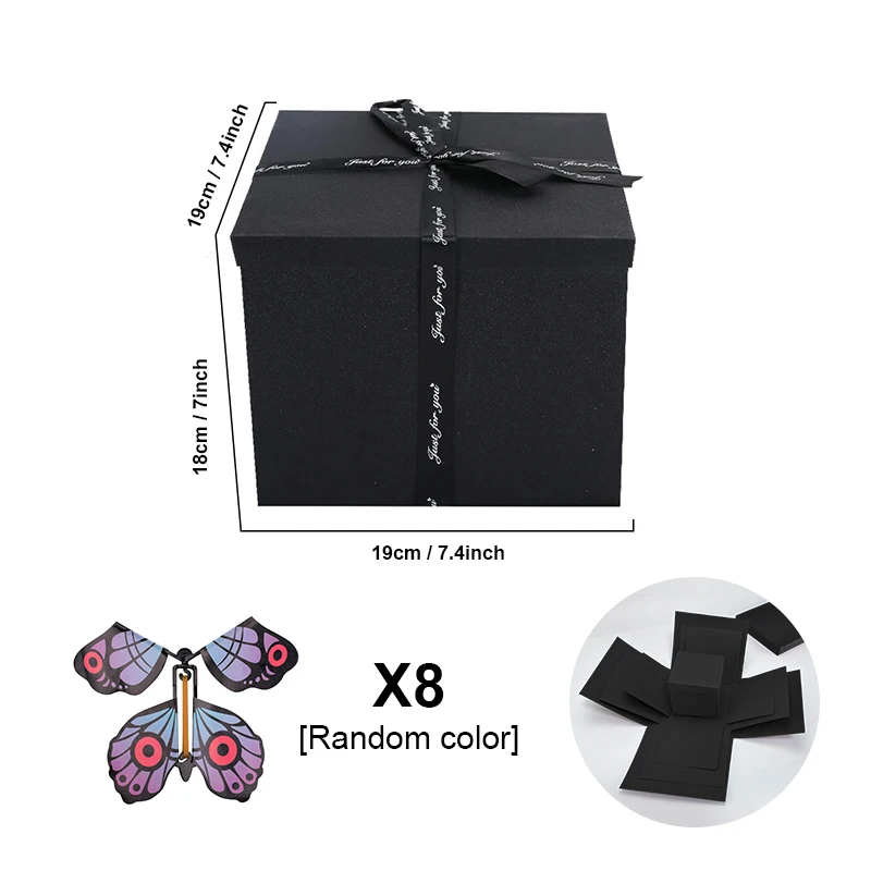 Explosion Flying Butterfly Surprise Box  Explosion Gift Box Butterflies  Flying - Jewelry Packaging & Display - Aliexpress