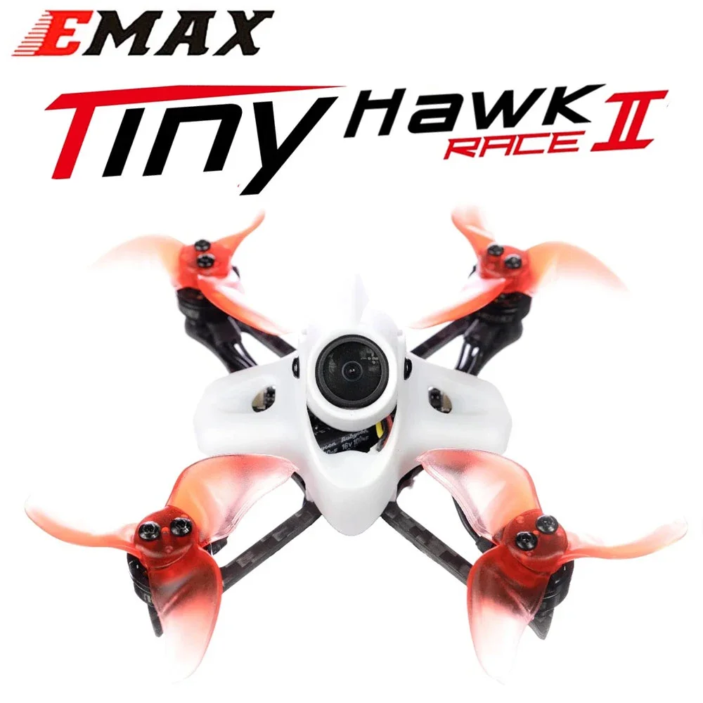 

Гоночный Дрон Emax Tinyhawk II Race 90 мм FPV BNF F4, Контроллер полета 5A 7500KV RunCam Nano2 700TVL 37CH 25/100/200mW VTX