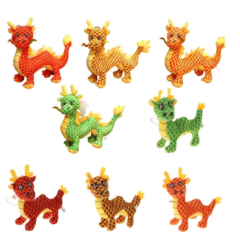 

Мягкие плюшевые игрушки с милым драконом, подарок для детей, домашний декор для мальчиков и девочек